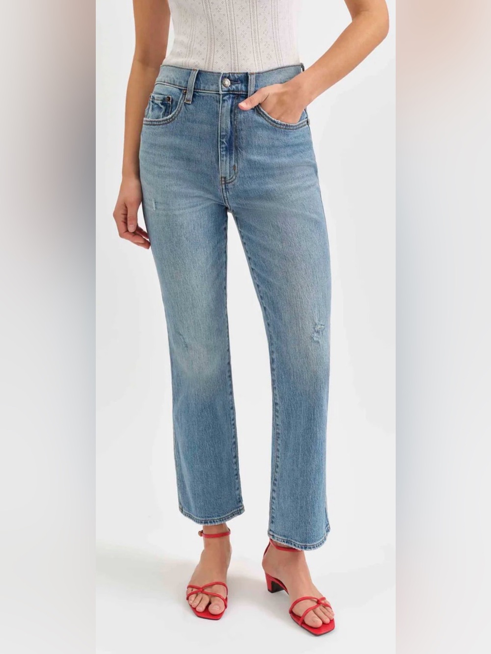 Daze Denim SOHO All Mine Vintage High-Rise Ankle Flare Women's Jeans